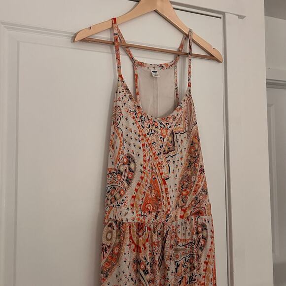 Old Navy Floral Paisley Maxi Dress Women’s 2X Sleeveless Cottagecore Scoop Neck - Picture 3 of 9